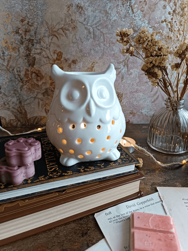 Brûle-parfum pour fondants parfumés Hibou