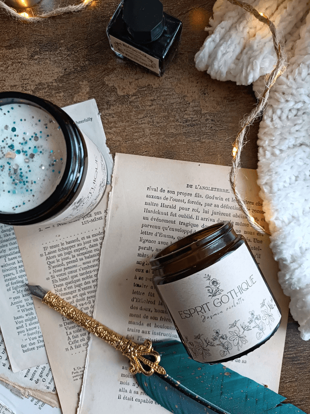 Esprit gothique - Bougie parfumée (verre) 