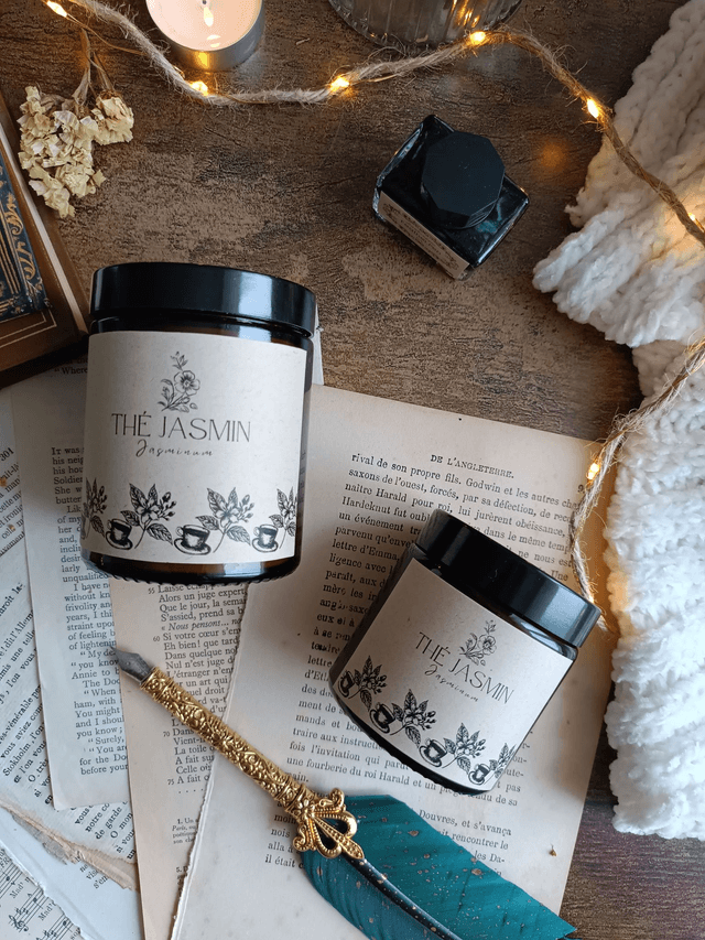 Thé jasmin - Bougie parfumée (verre)