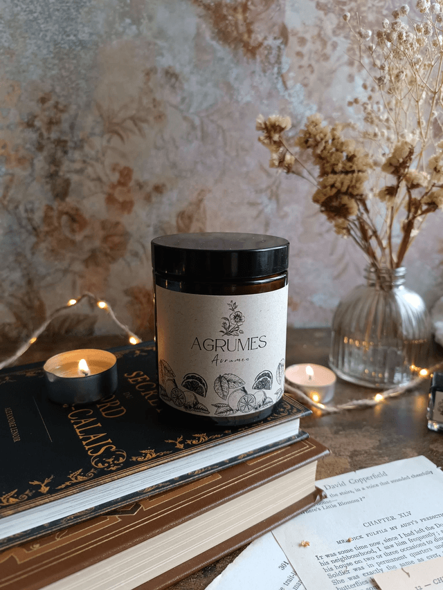 Agrumes - Bougie parfumée (verre)