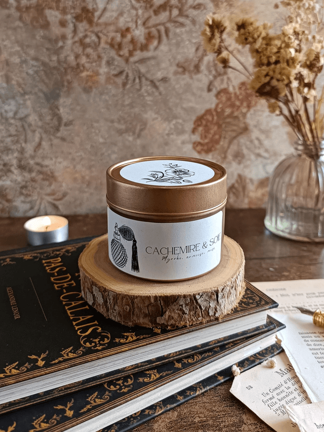 Cachemire et Soie - Bougie parfumée (métal)