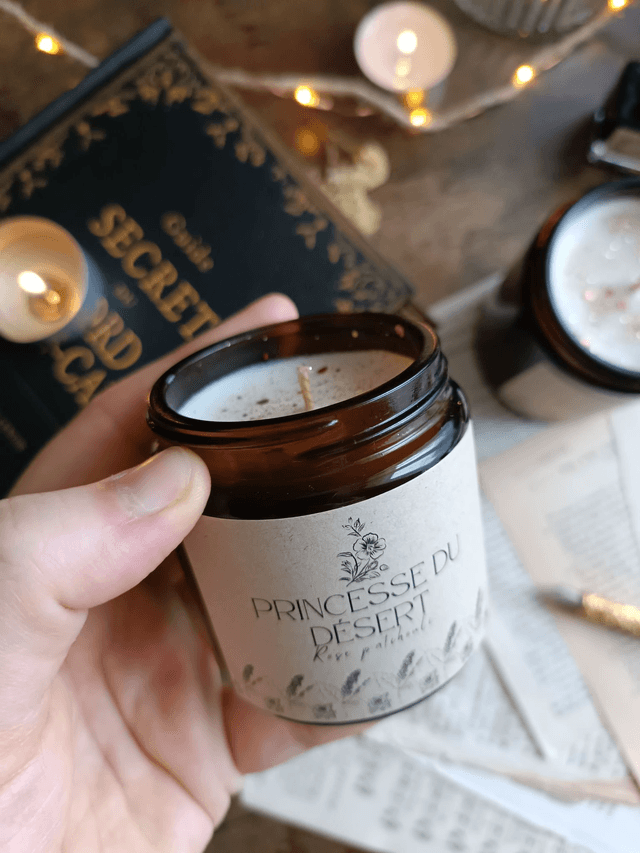 Princesse du désert - Bougie parfumée (verre)