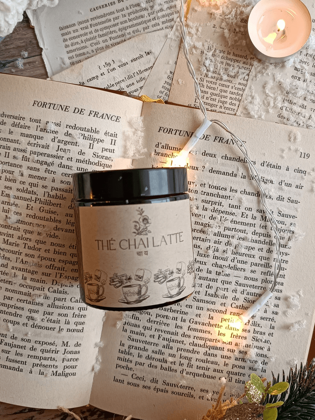 Thé chai latte - Bougie parfumée (édition limitée)