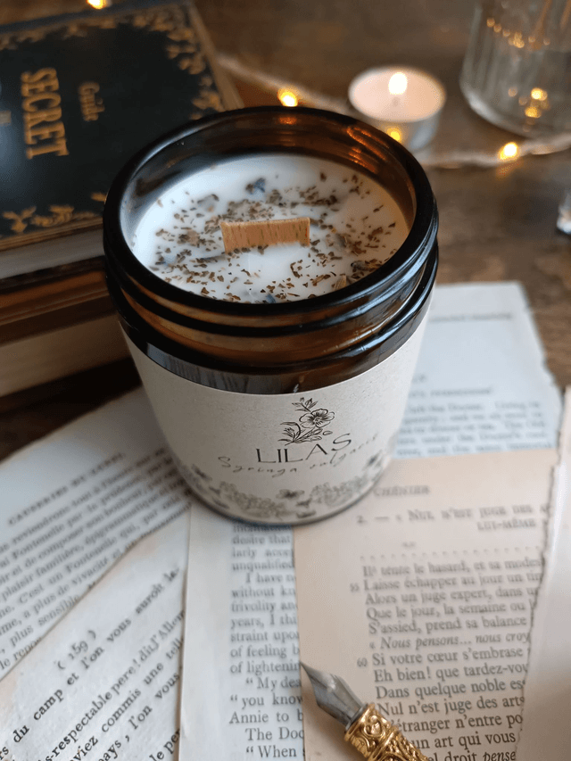 Lilas - Bougie parfumée (verre)
