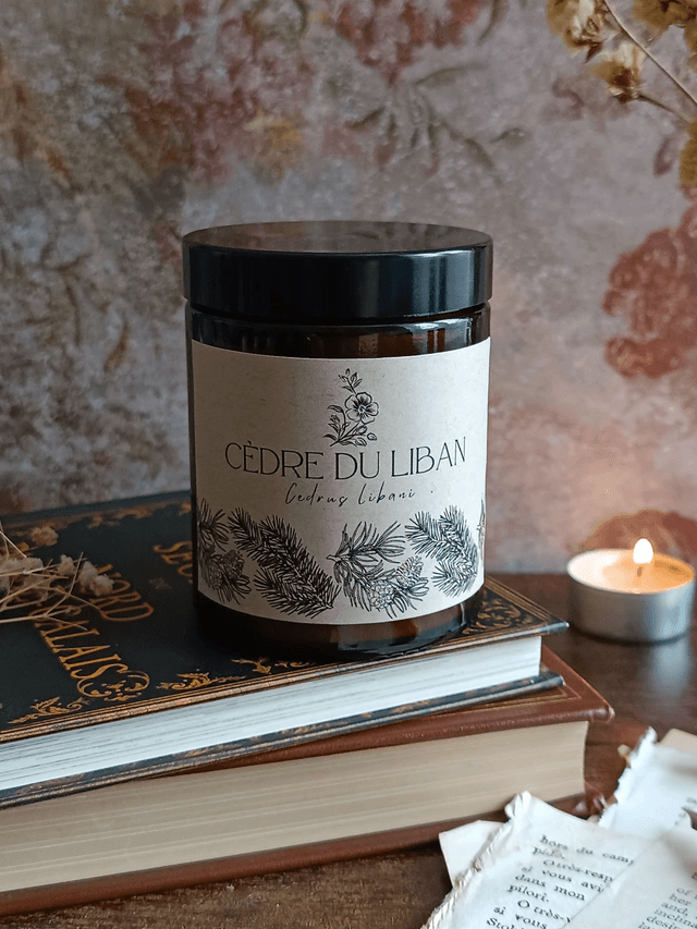 Cèdre du Liban - Bougie parfumée (verre)