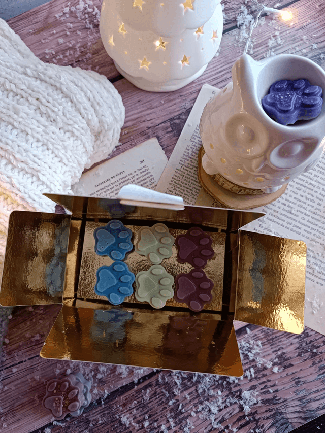 Coffret de fondants parfumés pattes de chat