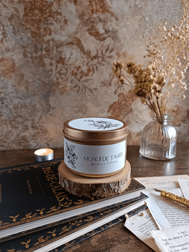 Monoï de Tahiti - Bougie parfumée (métal)