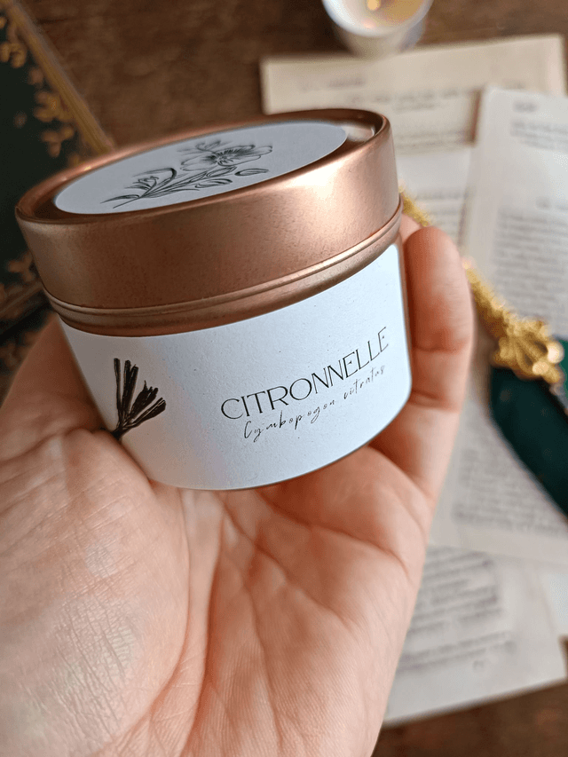 Citronnelle - Bougie parfumée (métal)