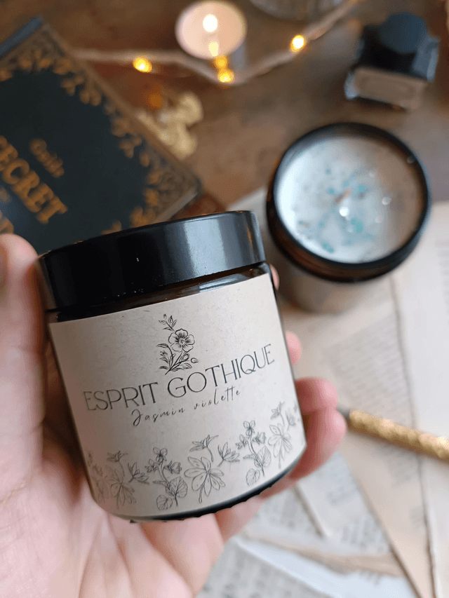 Esprit gothique - Bougie parfumée (verre) 