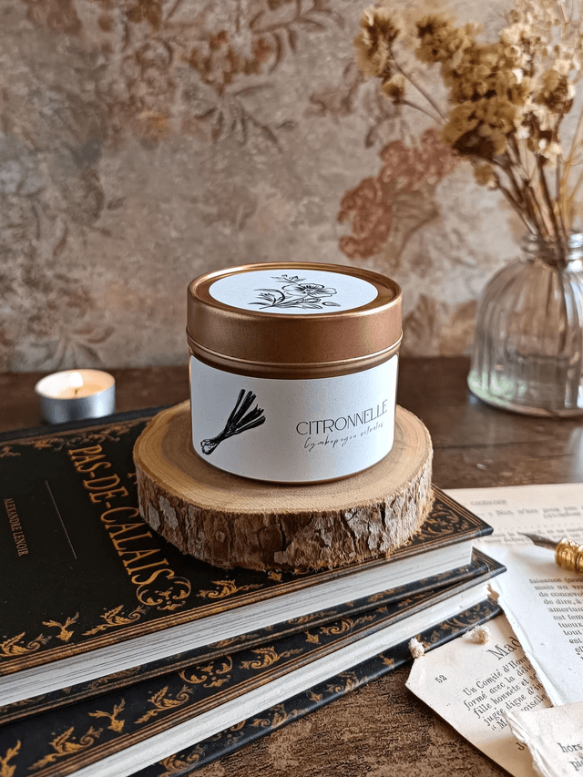 Citronnelle - Bougie parfumée (métal)