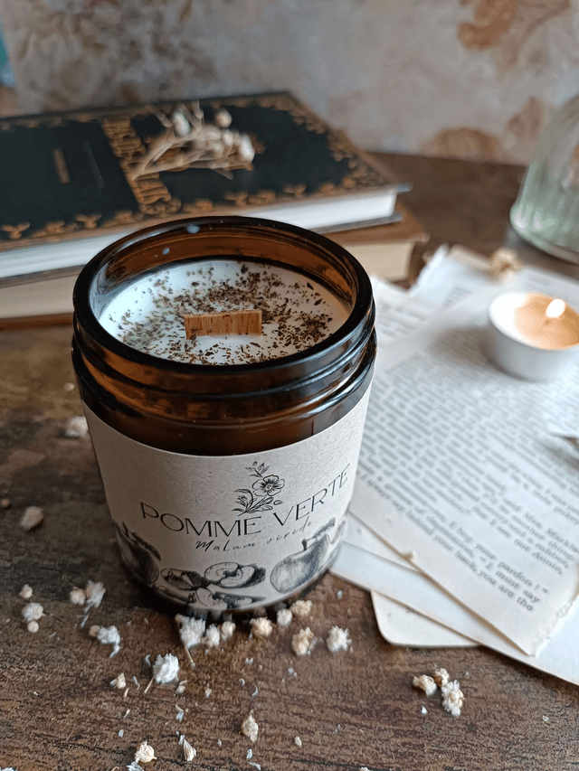 Pomme verte - Bougie parfumée (verre)