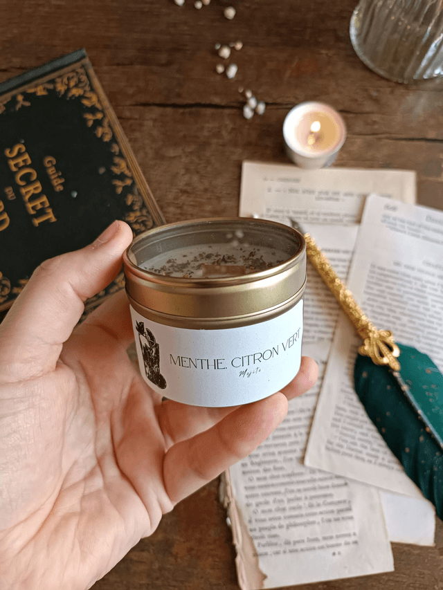 Menthe Citron Vert - Bougie parfumée (métal)
