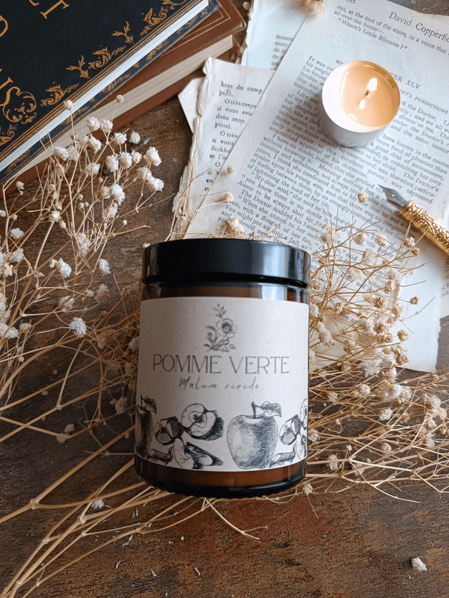 Pomme verte - Bougie parfumée (verre)