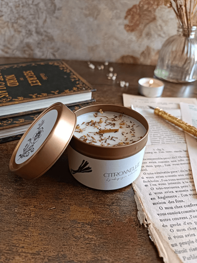 Citronnelle - Bougie parfumée (métal)
