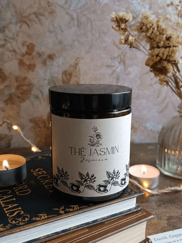 Thé jasmin - Bougie parfumée (verre)