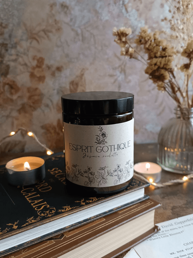 Esprit gothique - Bougie parfumée (verre) 