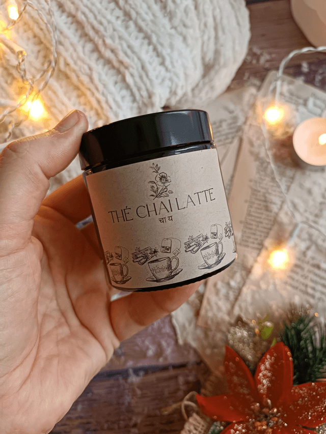 Thé chai latte - Bougie parfumée (édition limitée)