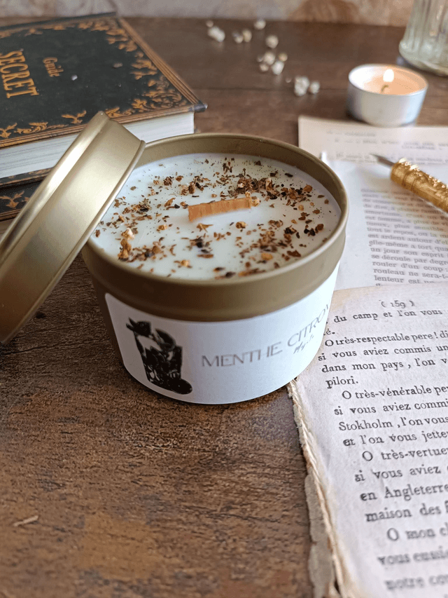 Menthe Citron Vert - Bougie parfumée (métal)