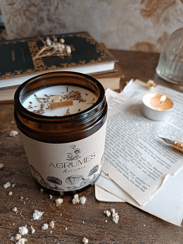Agrumes - Bougie parfumée (verre)