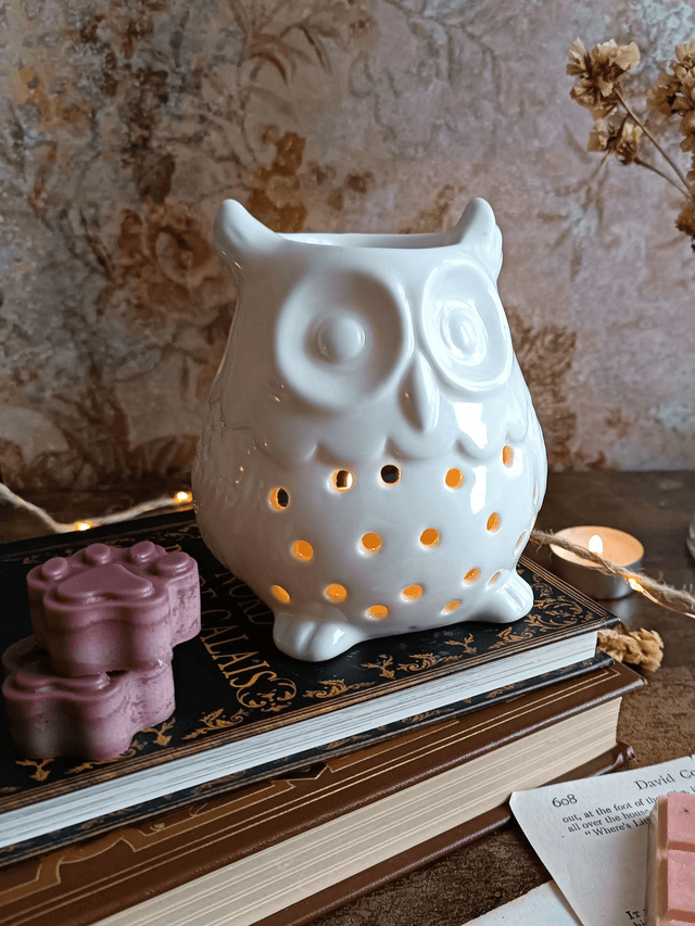 Brûle-parfum pour fondants parfumés Hibou
